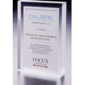 Lucite Rectangle Award w/ Bevel on Top